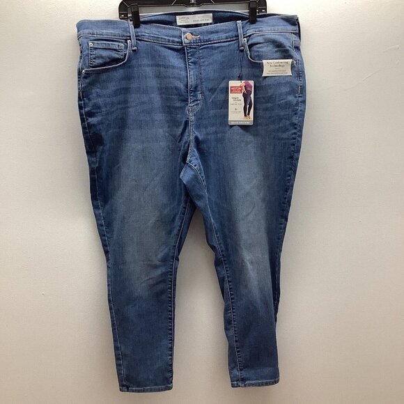 Signature Levi Strauss Women’s Simply Stretch High Rise Super Skinny New - Picture 1 of 8
